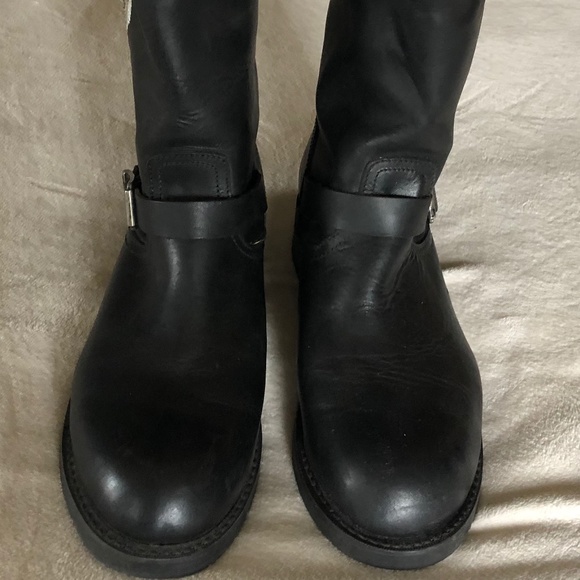 Harley-Davidson Vintage Black Leather Mens Boots size 10M main image 6